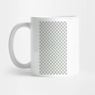 funky green and pink checkered gingham pattern Mug